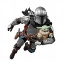 Figura Champion Class Star Wars 05: Mandalorian & Grogu, 13cm. Marca BLOKEES. Ref: 75805.