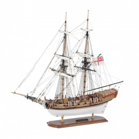 Kit barco modelismo naval HM BADGER 1777, NOVEDAD. Marca Amati. Ref: 130007, 1300/07.