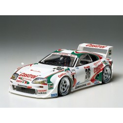Coche maqueta, Castrol Toyota Tom's Supra GT, para montar y pintar. Escala 1:24. Marca Tamiya. Ref: 24163.