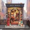 Ensamblar y fácil montaje Book Nook Librería "Jack's Bookery" con 330 pzs. Marca CUTEBEE. Ref: CWGC209.