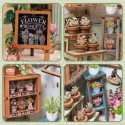Ensamblar y fácil montaje, Book Nook Floristería "Champs Elysees Florist" con 199 pzs. Marca CUTEBEE. Ref: CWGC201.