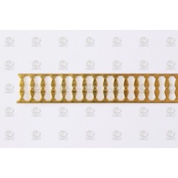 CENEFA DE LATON ( D ) de 15 x 250 mm. 1ud. Marca Amati. Ref: 5500/04.