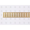 CENEFA DE LATON ( D ) de 15 x 250 mm. 1ud. Marca Amati. Ref: 5500/04, 550004.