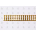 CENEFA DE LATON ( D ) de 15 x 250 mm. 1ud. Marca Amati. Ref: 5500/04.