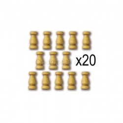 Accesorios para Barcos modelismo naval, COLUMNAS de BOJ 10mm, 20 uds. Marca Everships. Ref: 499091.