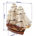 Maqueta Barco Montañes. 1/70. Marca oCcre. Ref: 15000.