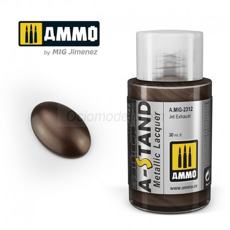 A-STAND Laca Metalizada A-STAND Laca Metalizada Escape de Reactor. Bote de 30 ml. Marca Ammo. Ref: AMIG2312, 2312.