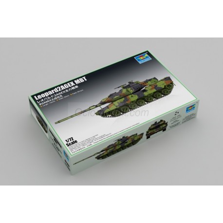 VEHÍCULO Militar en Maqueta para montar,Leopard 2A6 EX MBT. Escala 1:72. Marca Trumpeter. Ref: 07192.