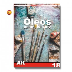 LIBRO Técnicas de Pintar - AK LEARNING 18: ÓLEOS EN MODELISMO. Marca AK Interactive. Ref: AK545.