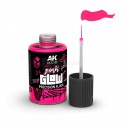 GLOW ROSA FLUOR DE PRECISIÓN. Bote de 30 ml. Marca AK Interactive. Ref: AK12109.