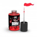 GLOW ROJO FLUOR DE PRECISIÓN. Bote de 30 ml. Marca AK Interactive. Ref: AK12110.