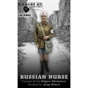 Figura Resina Enfermera Rusa, Russian Nurse. 1/35. Sin pintar. Marca Kilgore HD Miniature. Ref: NURSE R.