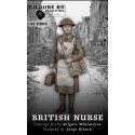 Figura Resina Enfermera Britanica, British Nurse. 1/35. Marca Kilgore HD Miniature. Ref: NURSE B.