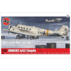 Avión trimotor de transporte militar y civil Junkers Ju52/3mg4e. Escala 1:72. Marca Airfix. Ref: A08022.