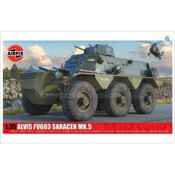 Vehículo militar, Alvis FV603 Saracen Mk.5. Maqueta para montar. Escala 1:35. Marca Airfix. Ref: A1385.