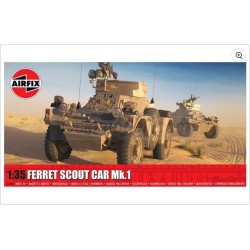 Vehículo militar, Ferret Scout Car Mk.1. Maqueta para montar. Escala 1:35. Marca Airfix. Ref: A1386.