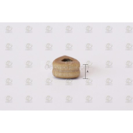 Vigotas con forma de corazón 6 mm, contiene 10 unds. Marca Amati. Ref: 4061.