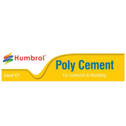 Pegamento Poly Cement. Tubo de 24 ml. Marca Humbrol. Ref: AE4422.