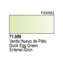 Acrilico Model Air Verde Huevo Pato. Bote 17 ml. Marca Vallejo. Ref: 71.009.