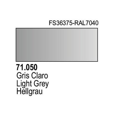 Acrilico Model Air Gris Claro. Bote 18 ml. Marca Vallejo. Ref: 71.050.