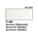 Acrilico Model Air Aluminio Metalizado. Bote 17 ml. Marca Vallejo. Ref: 71.062.