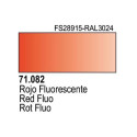 Acrilico Model Air Rojo Fluorescente. Bote 17 ml. Marca Vallejo. Ref: 71.082.