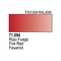 Acrilico Model Air Rojo Fuego. Bote 17 ml. Marca Vallejo. Ref: 71.084.