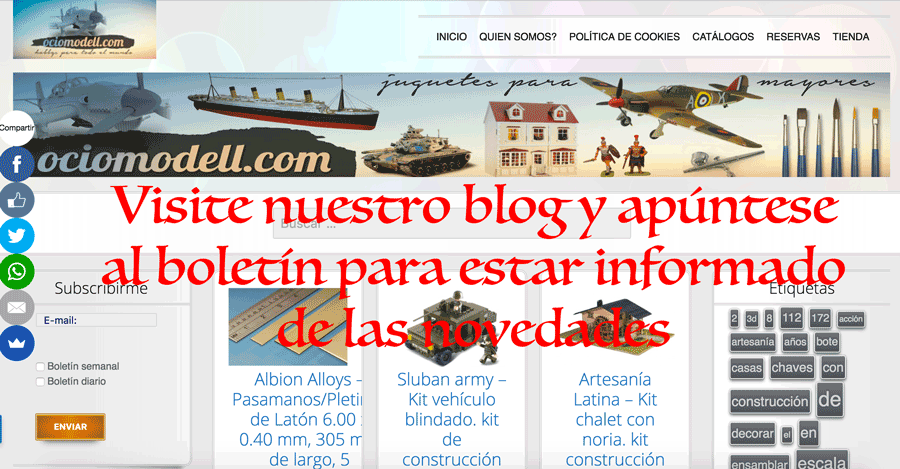 Viste nuestro Blog.ociomodell.com