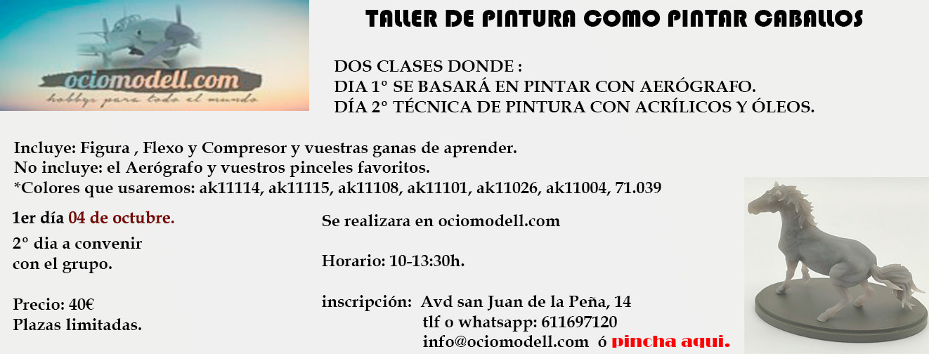 TALLER - PARA PINTAR CABALLOS